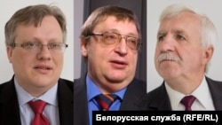 Слева направо: Юрий Зенкович, Александр Федута, Григорий Костусев (архивное фото) 