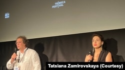 Премьера фильма на Tribeca Festival, 7 июня 2024, Мара Тамкович отвечает на вопросы зала