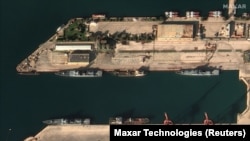 База ВМС России в Тартусе, Сирия 5 декабря, 2024 Maxar Technologies/Handout via REUTERS